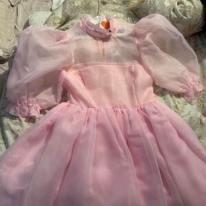 Selkie Pink Midi Dress